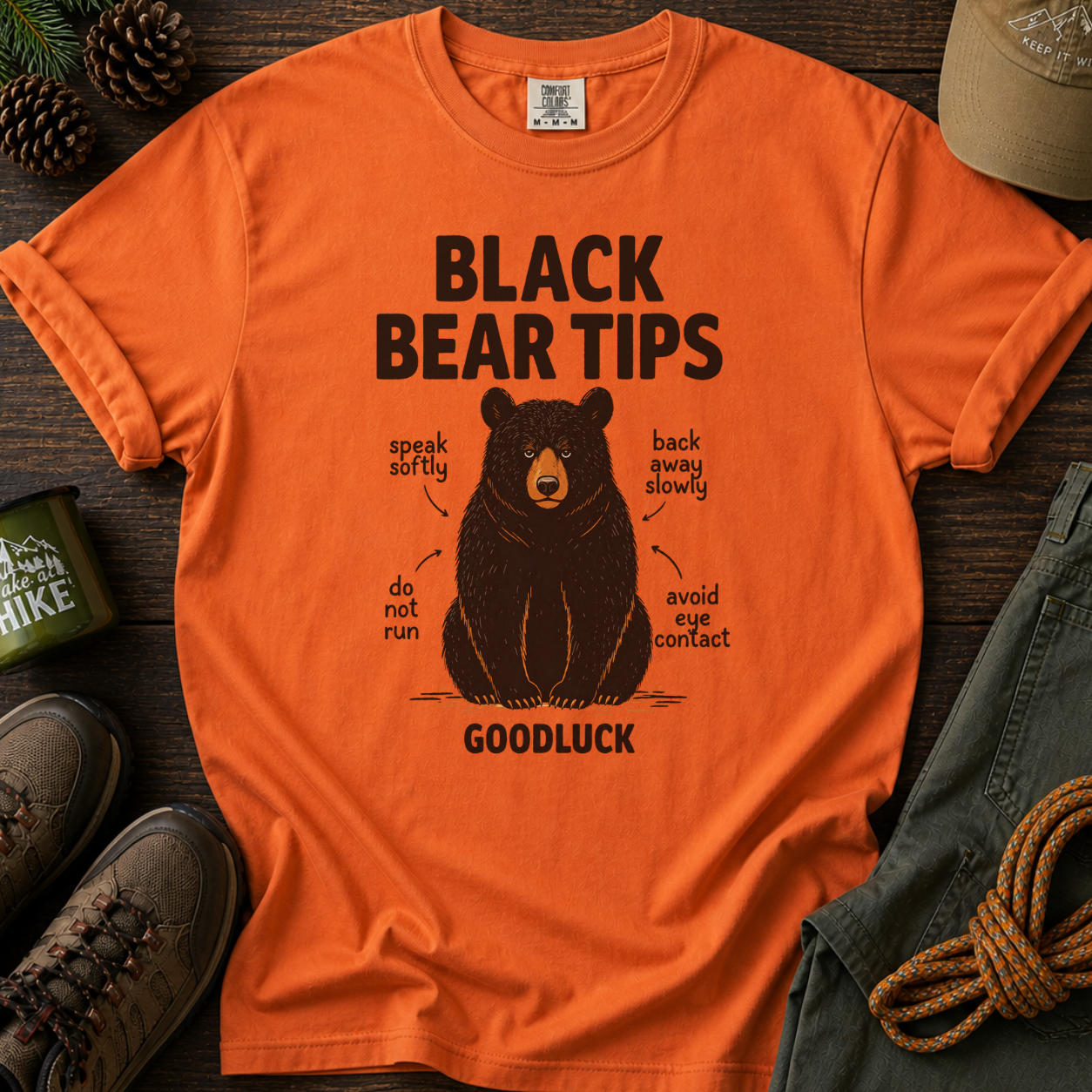 Black Bear Tips T-Shirt