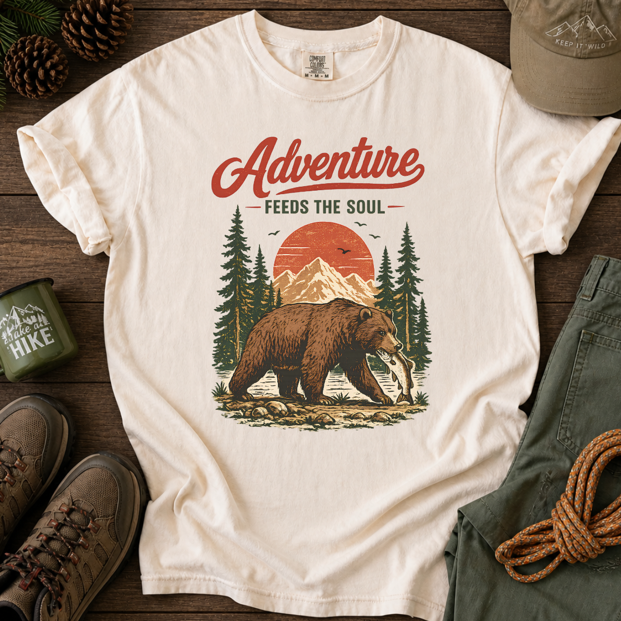 Adventure Feeds The Soul T-shirt