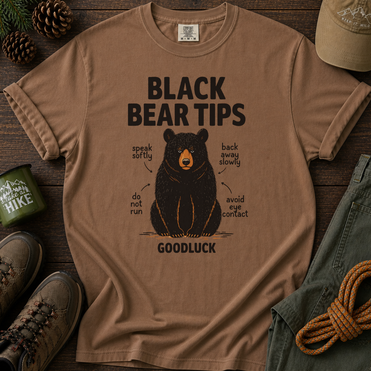 Black Bear Tips T-Shirt