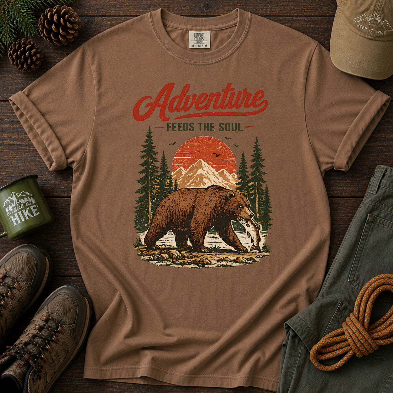 Adventure Feeds The Soul T-shirt