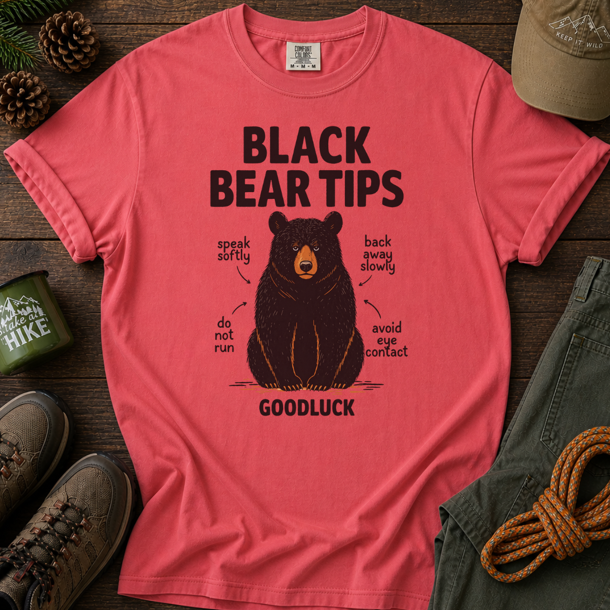 Black Bear Tips T-Shirt