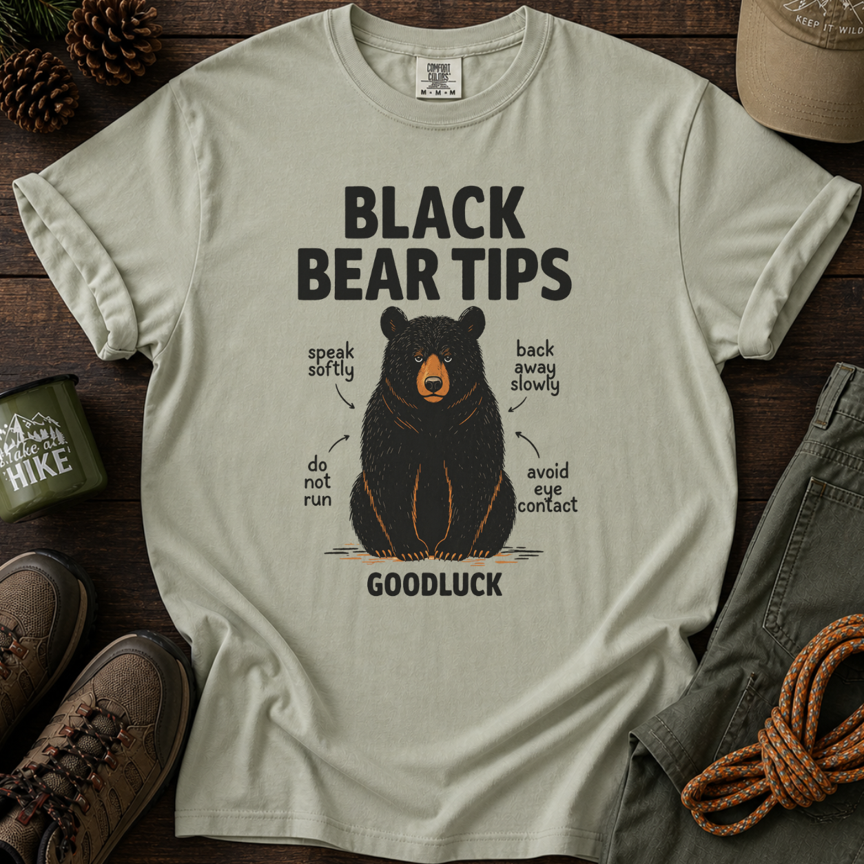 Black Bear Tips T-Shirt