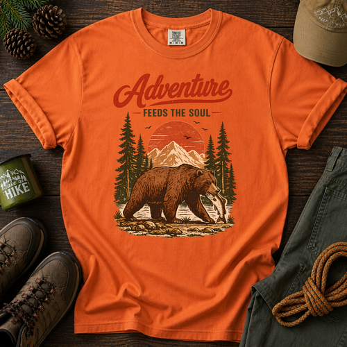 Adventure Feeds The Soul T-shirt
